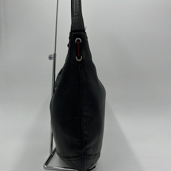 Authentic Gucci Black Leather Shoulder bag / Hobo - Picture 6 of 17